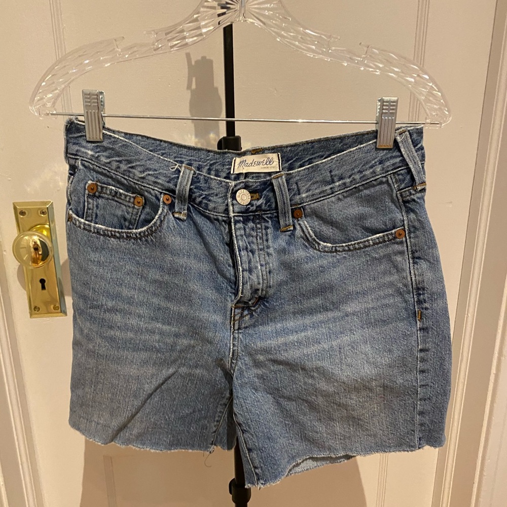 Madewell Denim Slouch Shorts